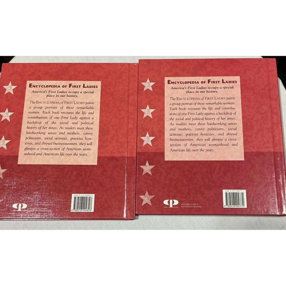 Encyclopedia of First Ladies Book Lot Jacqueline Kennedy Onassis Patricia‎ Nixon